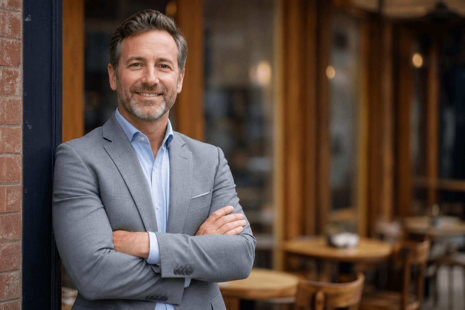 Editorial headshot illustrating best realtor headshots — produced with QuickAI Headshots.
