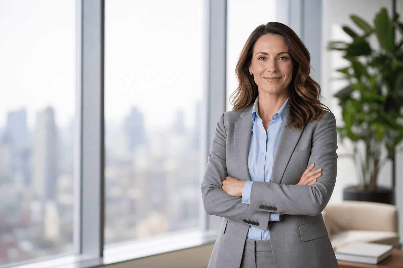 Editorial headshot illustrating female professional headshots — produced with QuickAI Headshots.