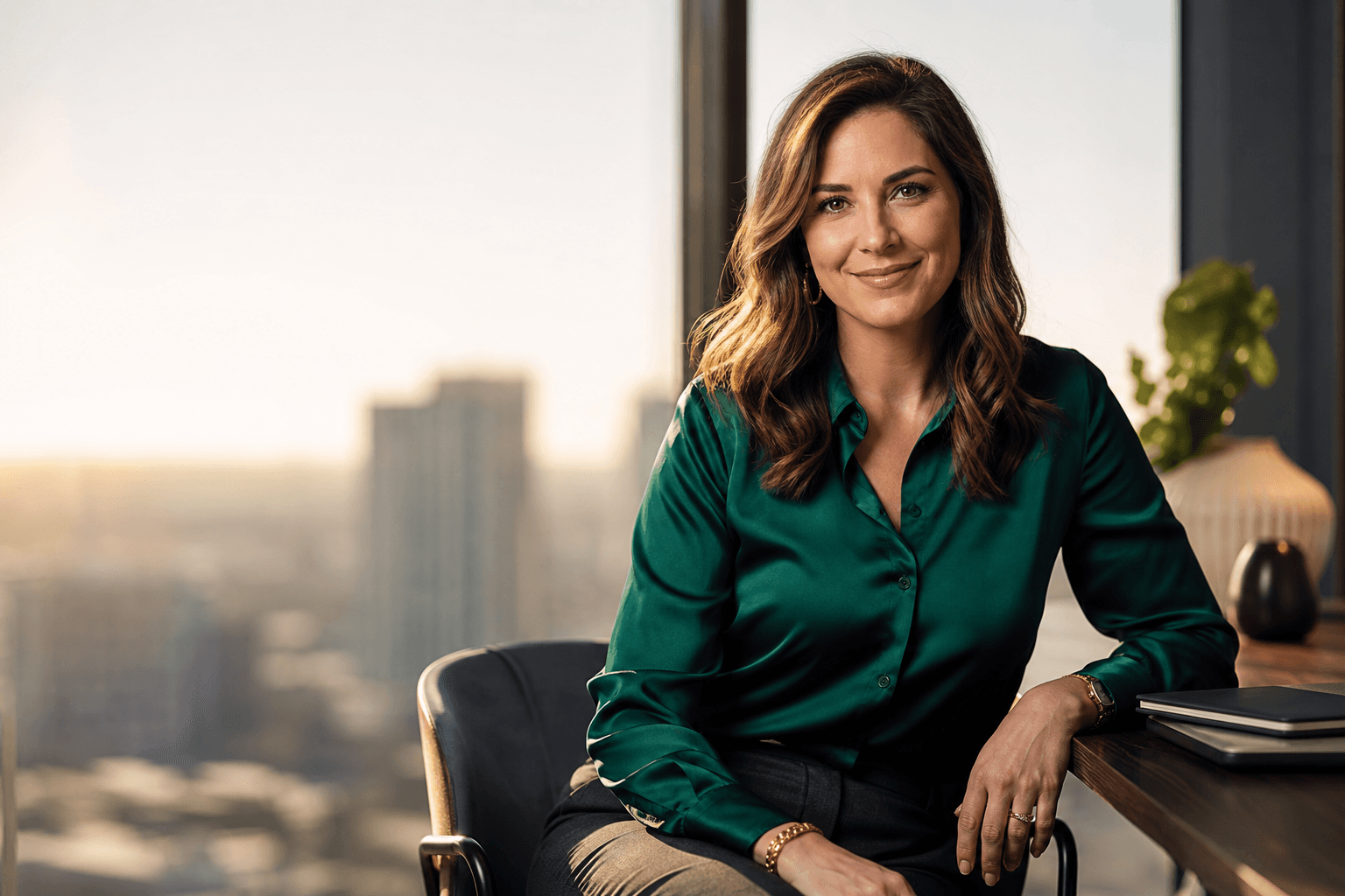 Editorial headshot illustrating headshots fort worth — produced with QuickAI Headshots.