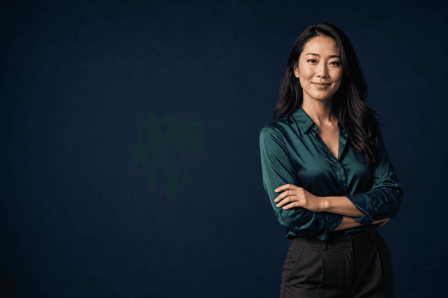 Editorial headshot illustrating insmind ai headshot generator — produced with QuickAI Headshots.