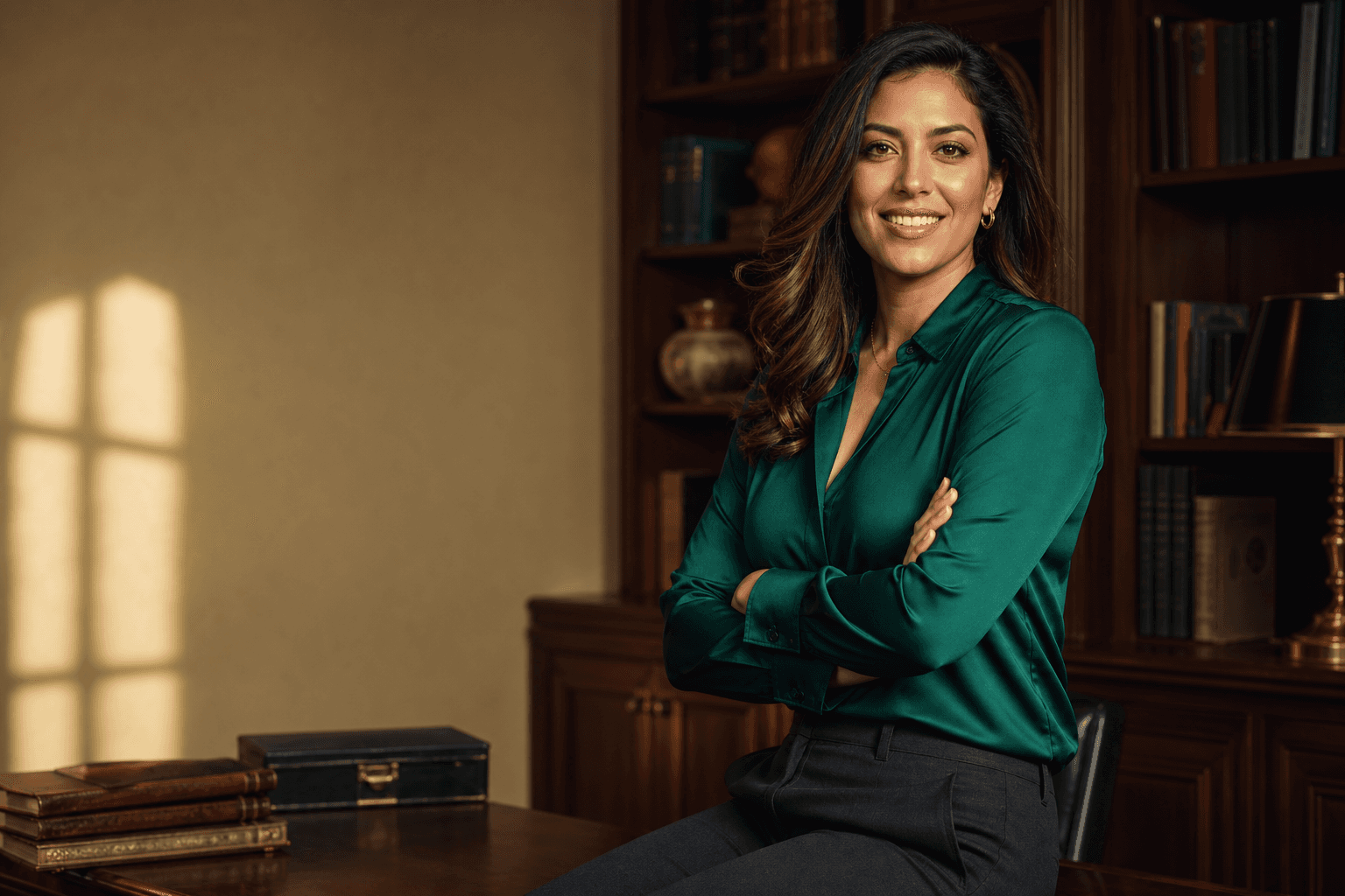 Editorial headshot illustrating professional headshots san antonio — produced with QuickAI Headshots.